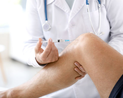 walk-in PRP injection in knee